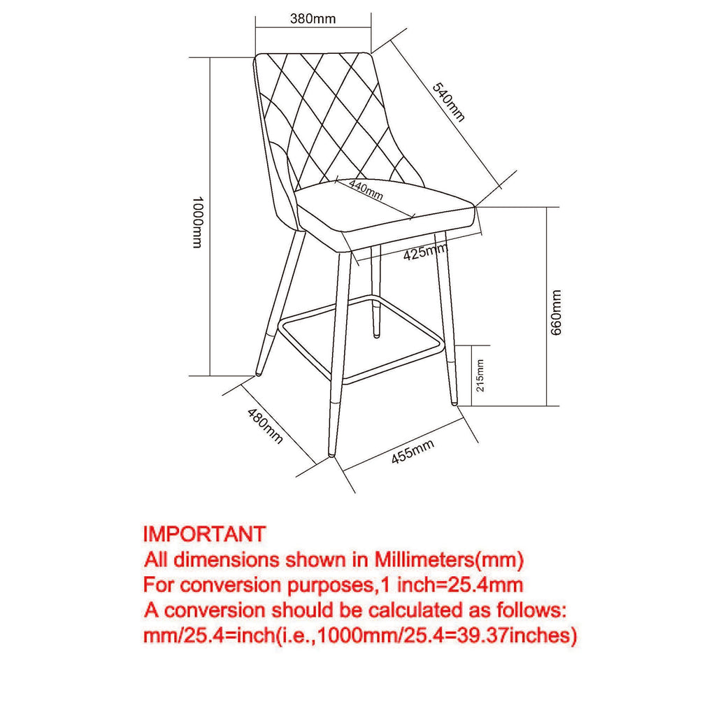 Devo 26″ Counter Stool (Light Grey and Chrome) (Set of 2)