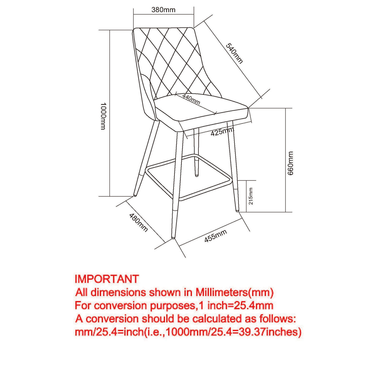 Devo 26″ Counter Stool (Light Grey and Chrome) (Set of 2)