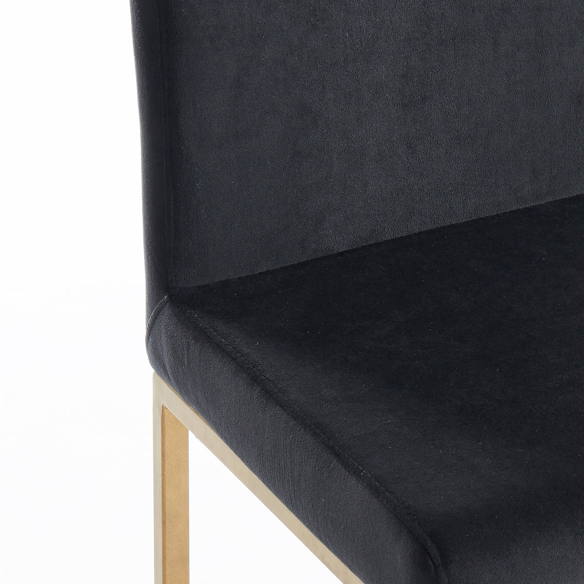 Diego 26″ Counter Stool (Black and Aged Gold) (Set of 2)