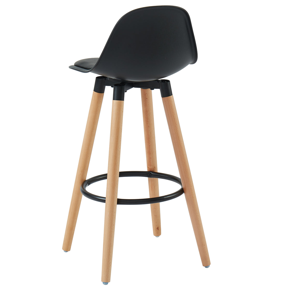 Diablo 26″ Counter Stool (Black and Natural) (Set of 2)