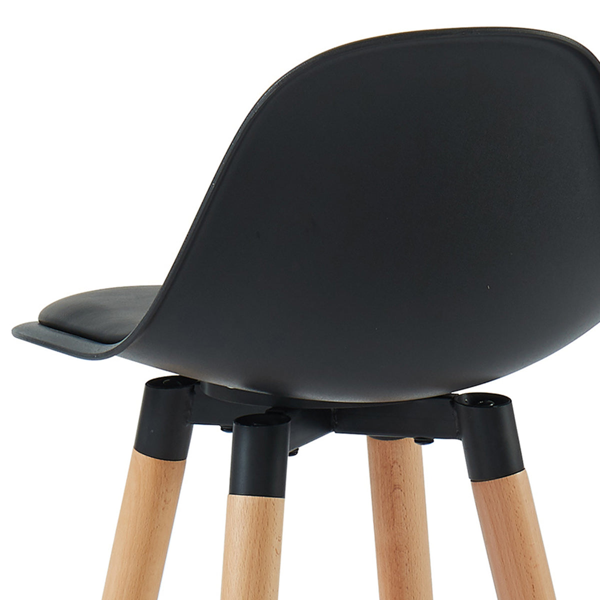Diablo 26″ Counter Stool (Black and Natural) (Set of 2)