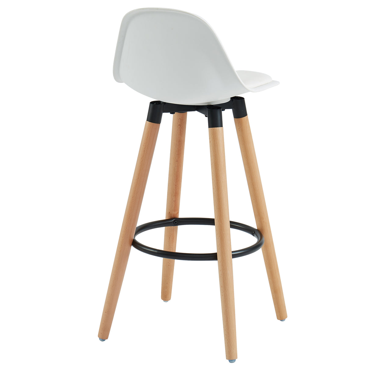 Diablo 26″ Counter Stool (White and Natural) (Set of 2)