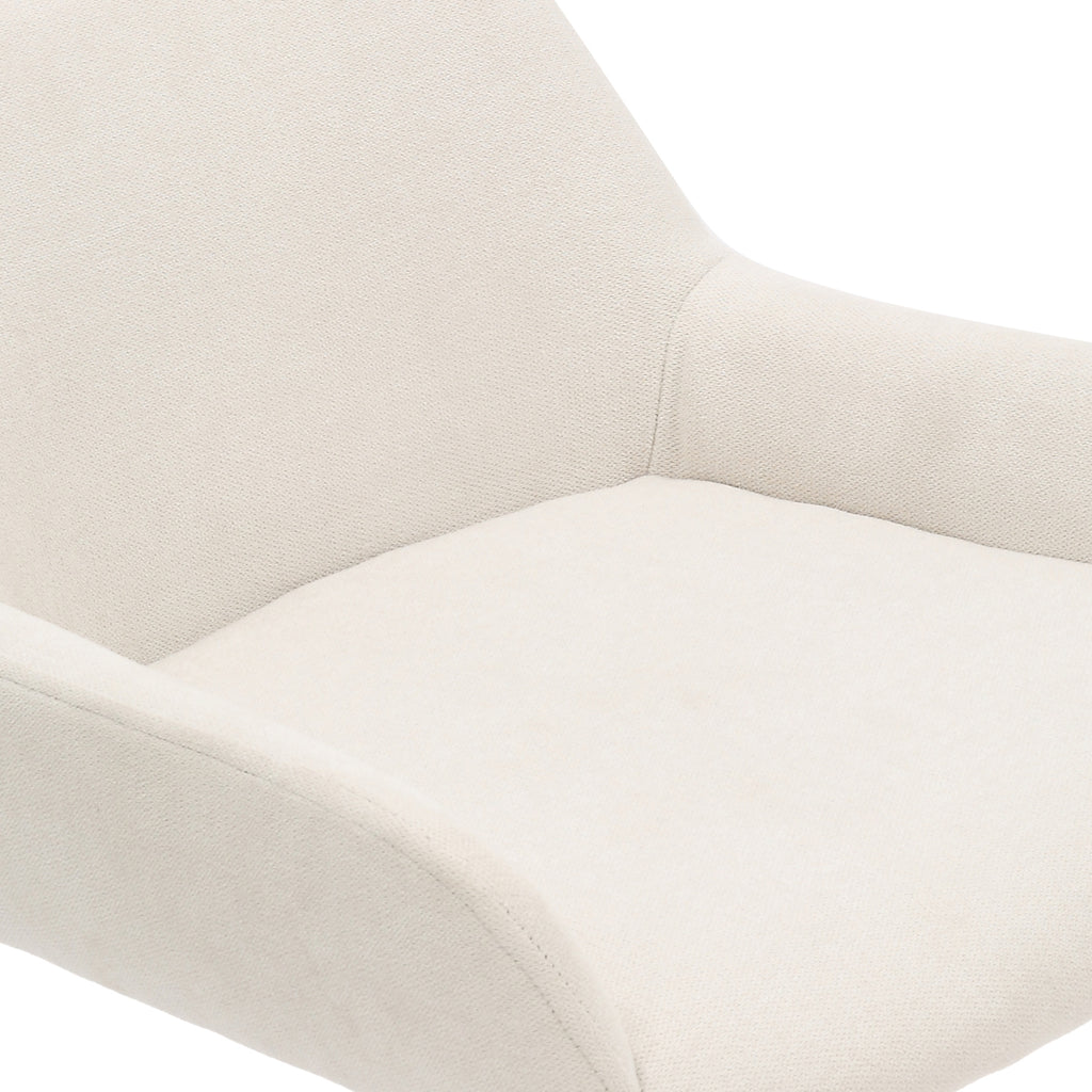 Baily 26″ Counter Stool (Beige Fabric and Black) (Set of 2)