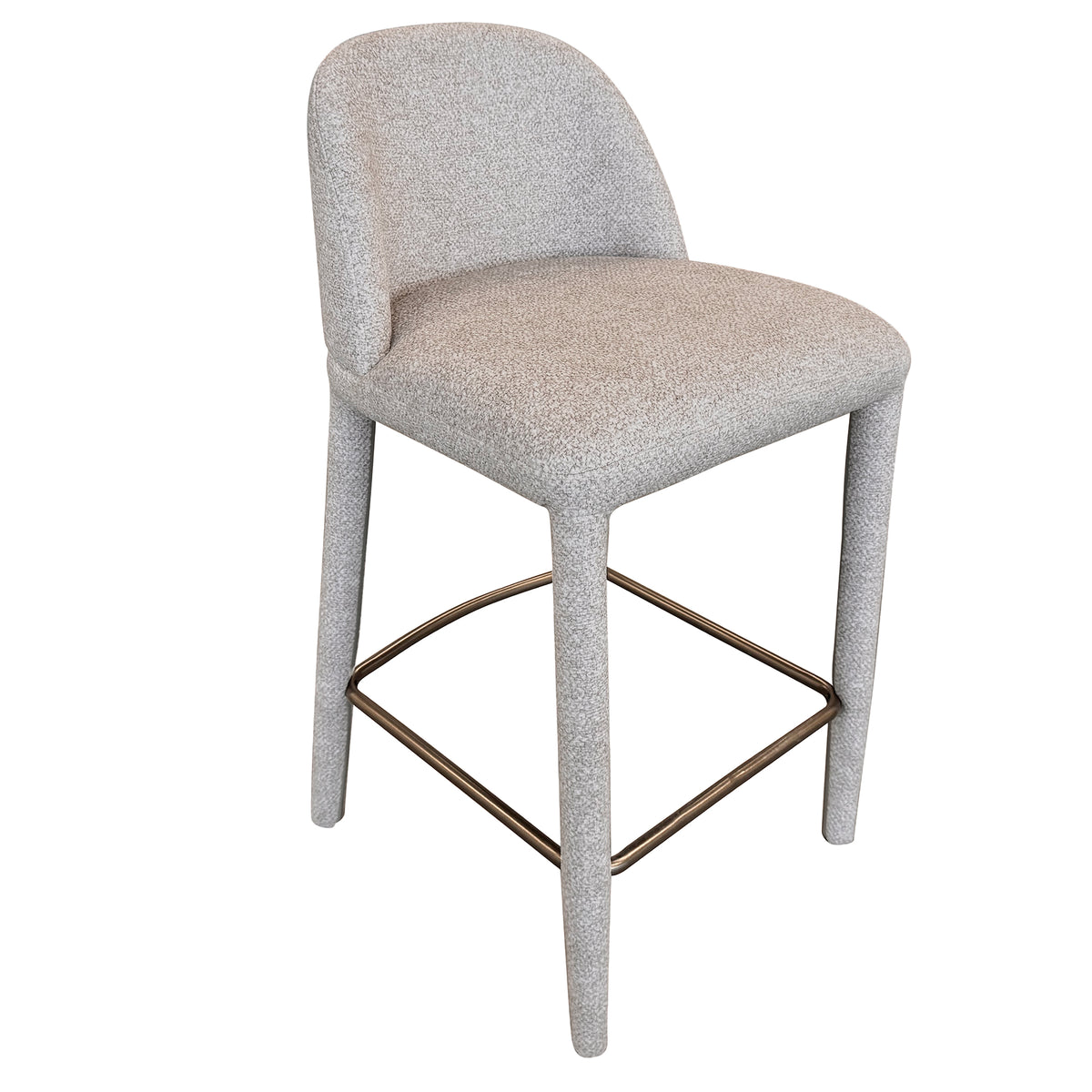 Kiara 26″ Counter Stool (Beige) (Set of 2)