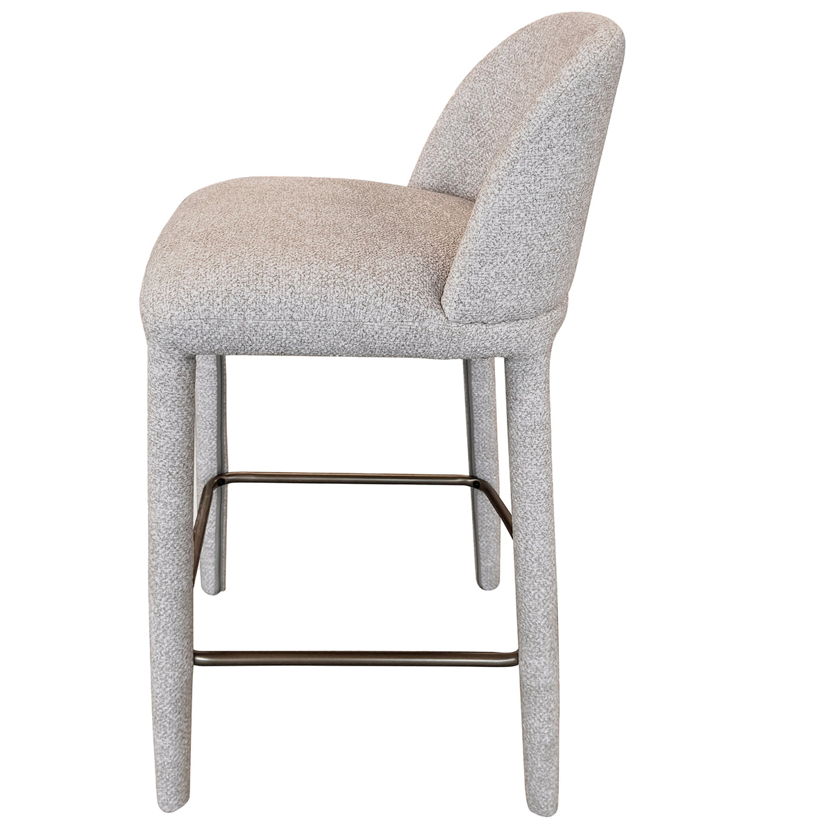 Kiara 26″ Counter Stool (Beige) (Set of 2)