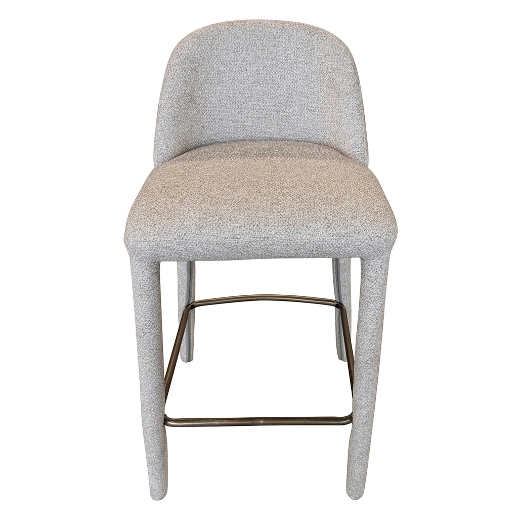 Kiara 26″ Counter Stool (Beige) (Set of 2)