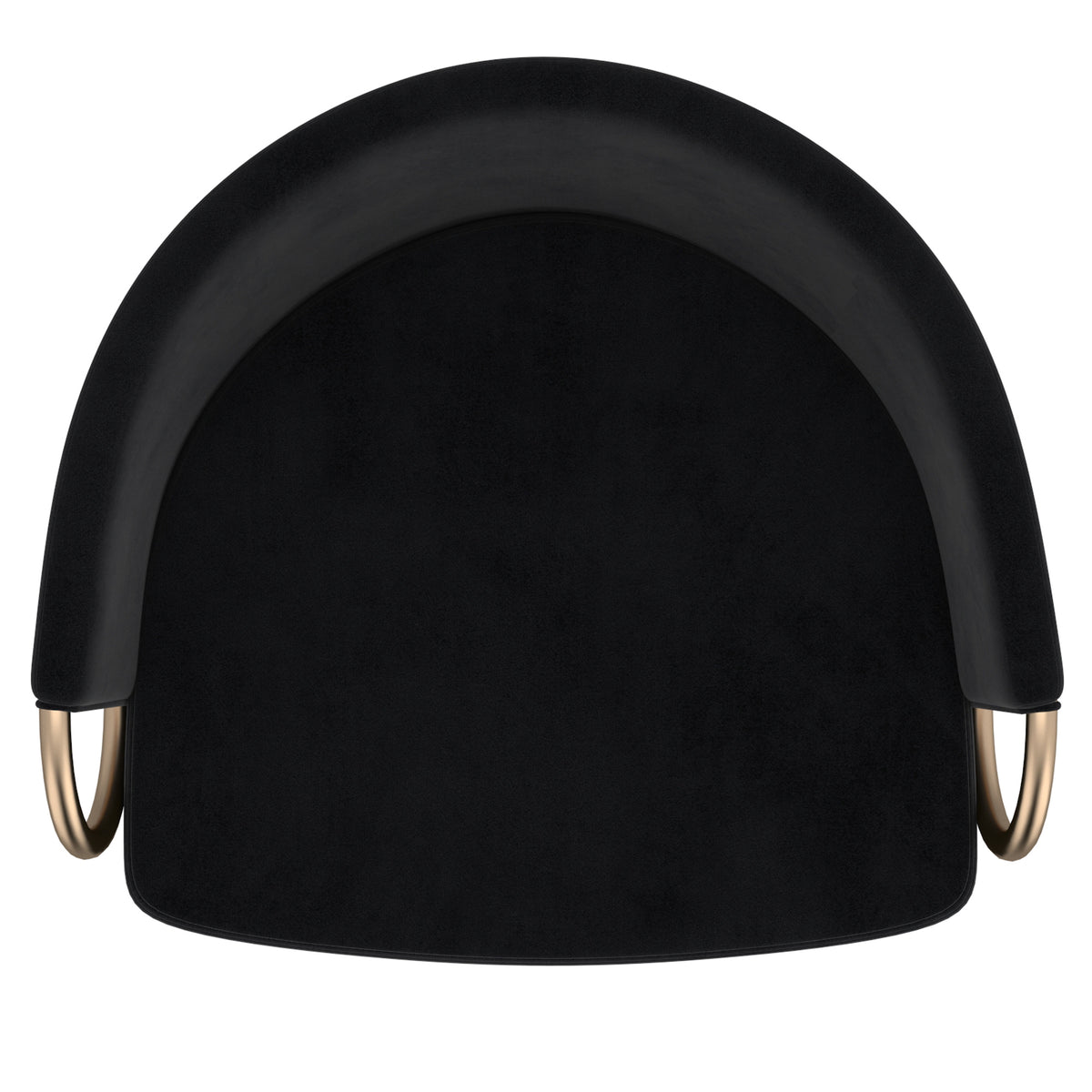 Lavo 26″ Counter Stool with Swivel (Black and Aged Gold) (Set of 2)