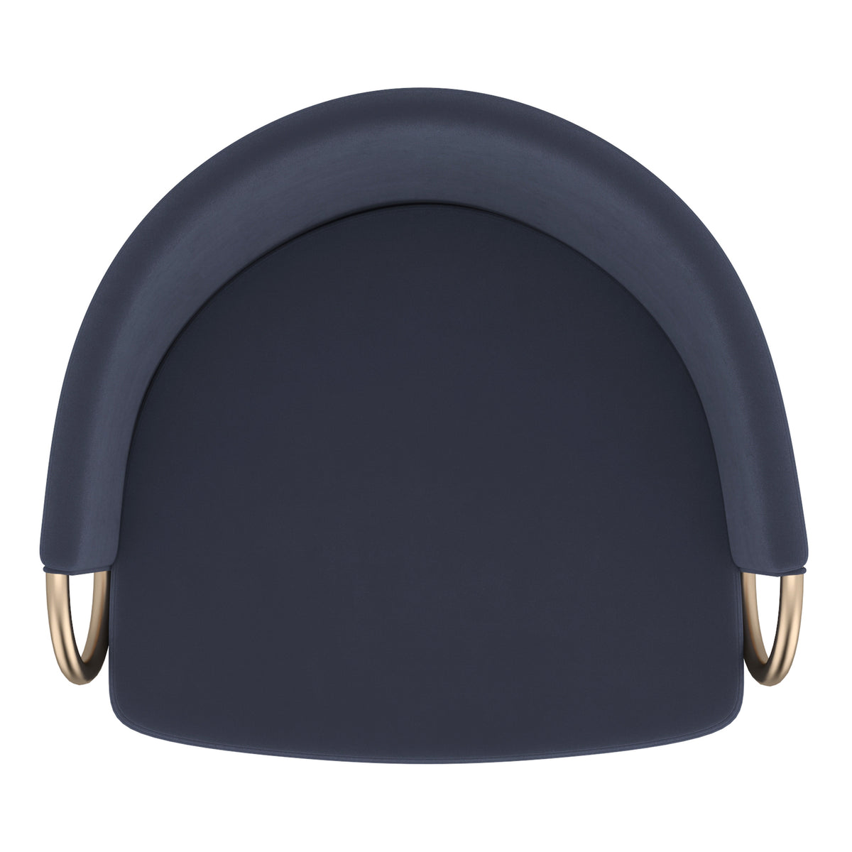 Lavo 26″ Counter Stool with Swivel (Blue and Black and Aged Gold) (Set of 2)