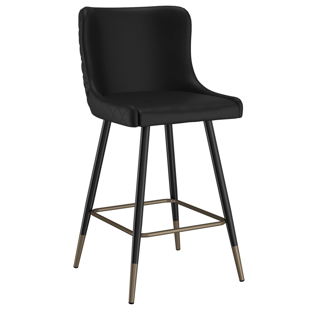 Xander 26″ Counter Stool, (Black) (Set of 2)