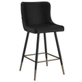 Xander 26″ Counter Stool, (Black) (Set of 2)