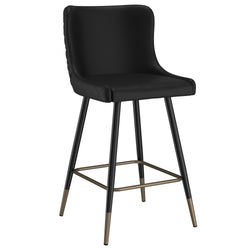 Xander 26″ Counter Stool, (Black) (Set of 2)