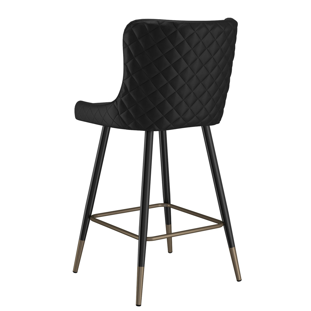 Xander 26″ Counter Stool, (Black) (Set of 2)