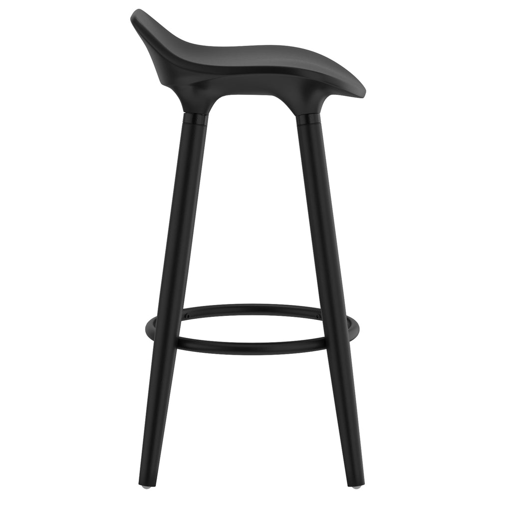 Trex 26″ Counter Stool (Black and Black) (Set of 2)