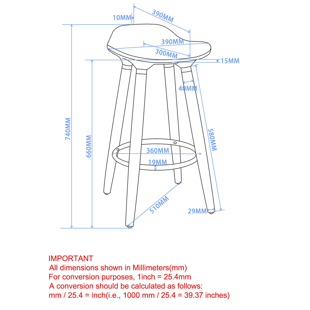 Trex 26″ Counter Stool (White and Natural) (Set of 2)