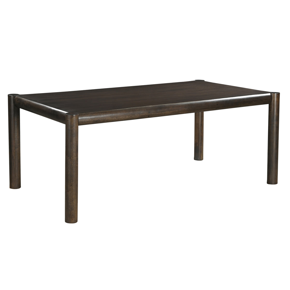 Advik and Celest 7pc Dining Set - Mocha Table and Brown and Dark Walnut Chairs