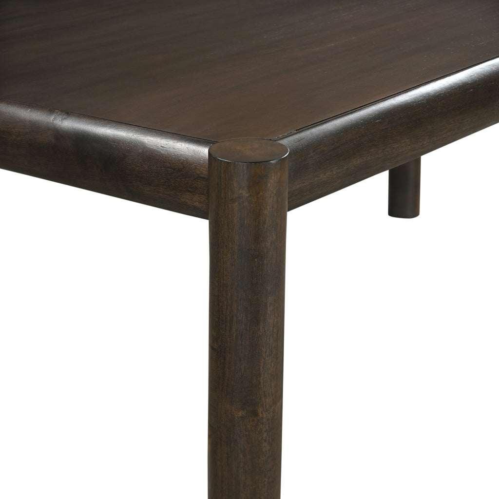 Advik and Celest 7pc Dining Set - Mocha Table and Brown and Dark Walnut Chairs