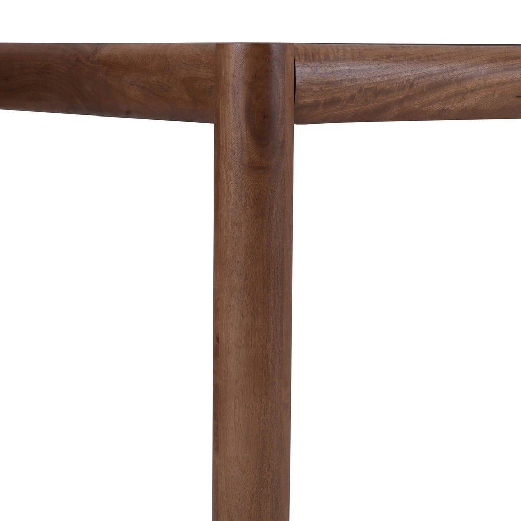 Advik and Caden 7pc Dining Set - Walnut Table and Moss Chairs