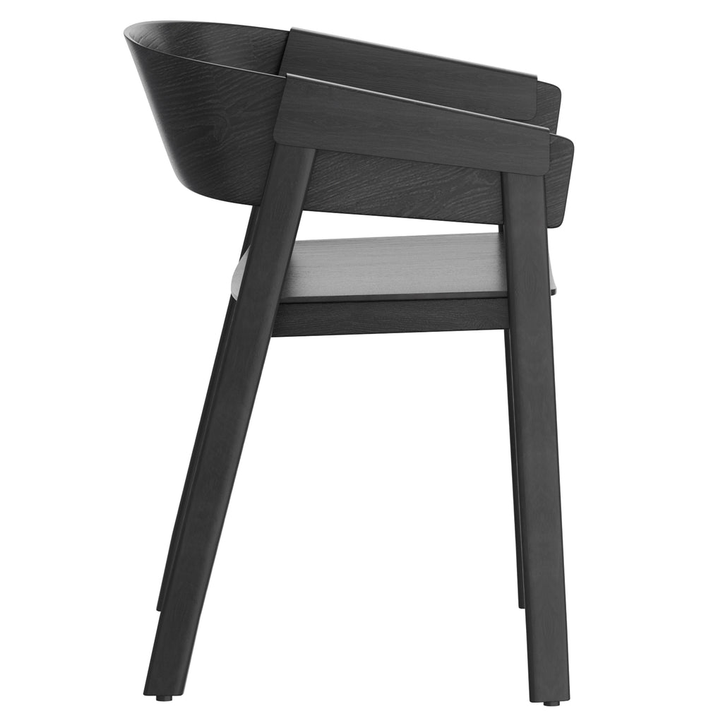 Aurelia and Mateo 7pc Dining Set - Bulgari White Table and Black Chairs