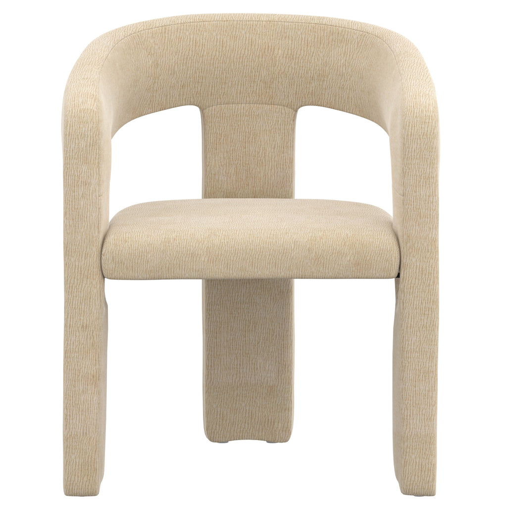 Aurelia and Amara 7pc Dining Set - Travertine Table and Beige Chairs
