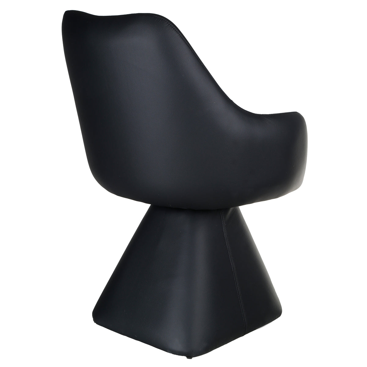 Tovas and Caprese 5pc Dining Set - Black Table and Black Chairs
