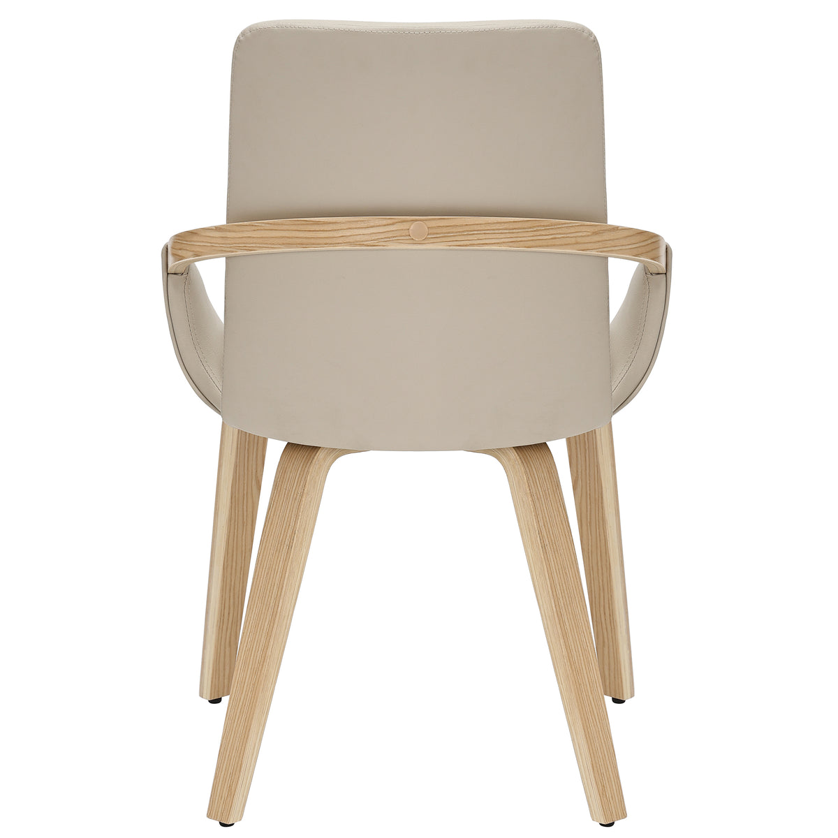 Tovas and Caspian 5pc Dining Set - Ivory Table and Sand/Natural Chairs