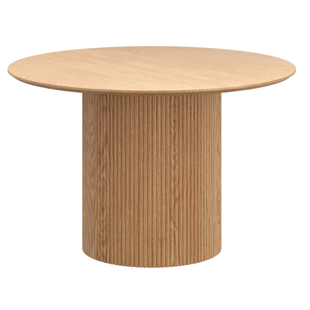 Tovas and Hudson 5pc Dining Set - Natural Table and Beige Chairs
