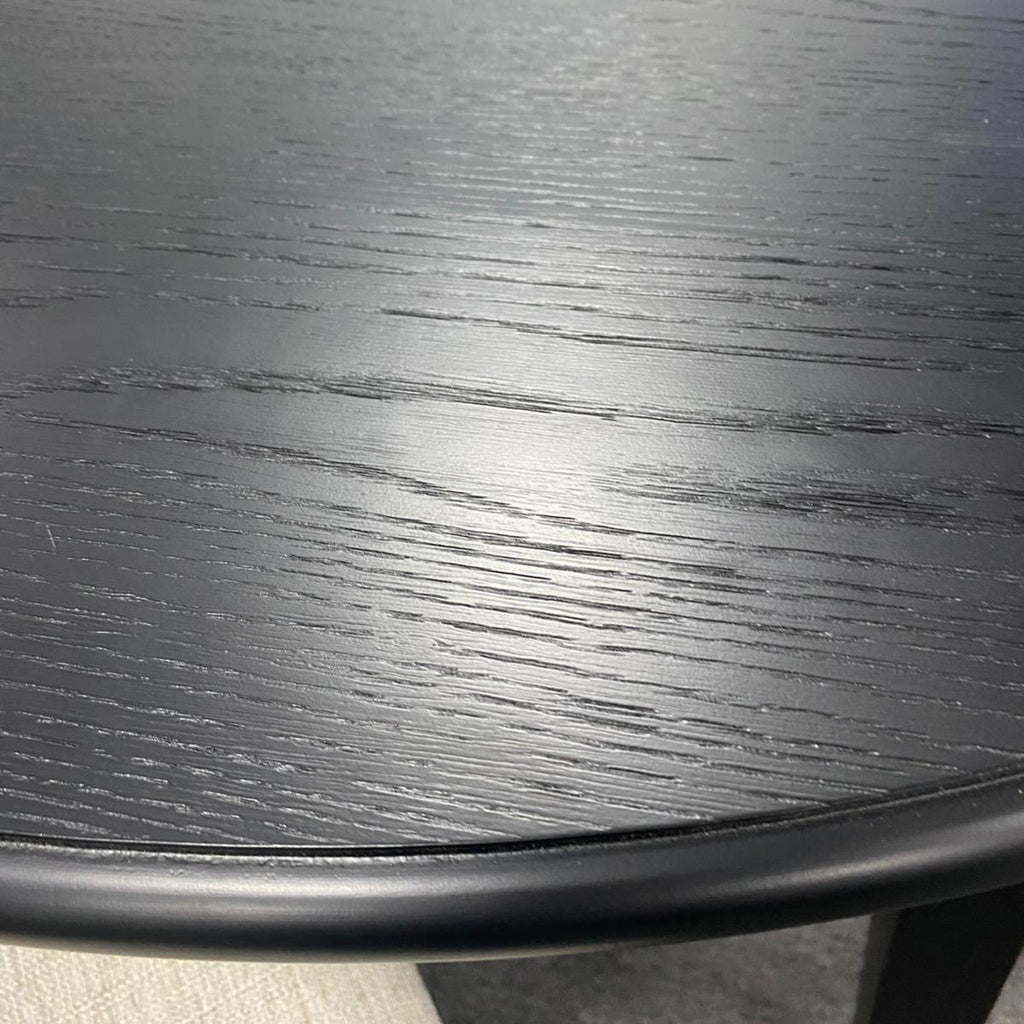 Conrad and Brixx 5pc Dining Set - Black Table and Black Chairs