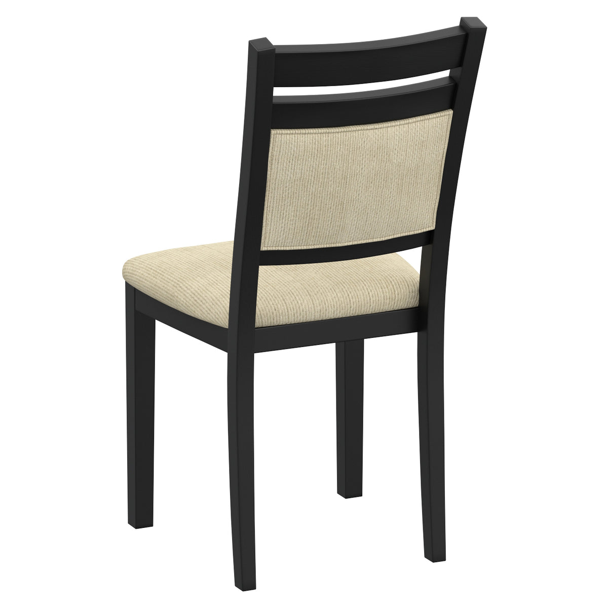 Conrad 3pc Dining Set - Black Table and Black Chairs