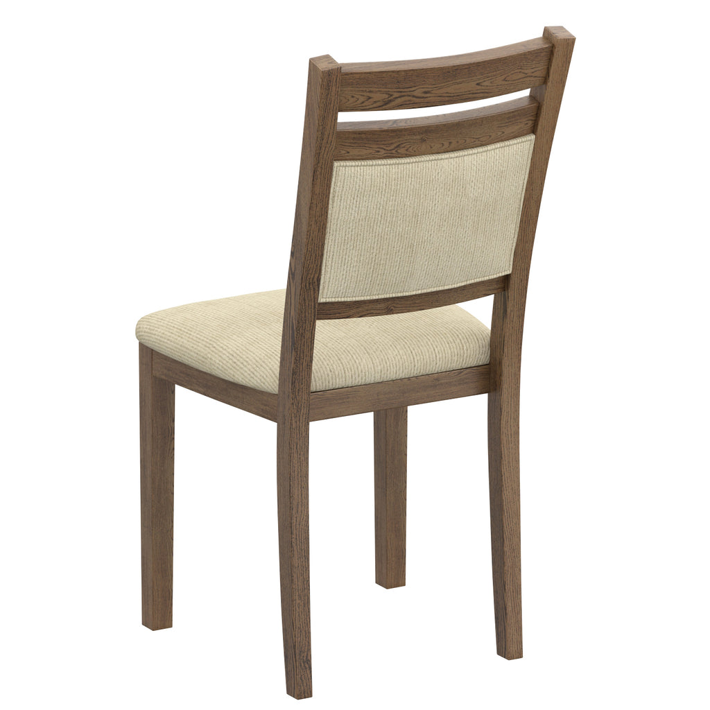 Conrad 3pc Dining Set - Walnut Table and Walnut Chairs