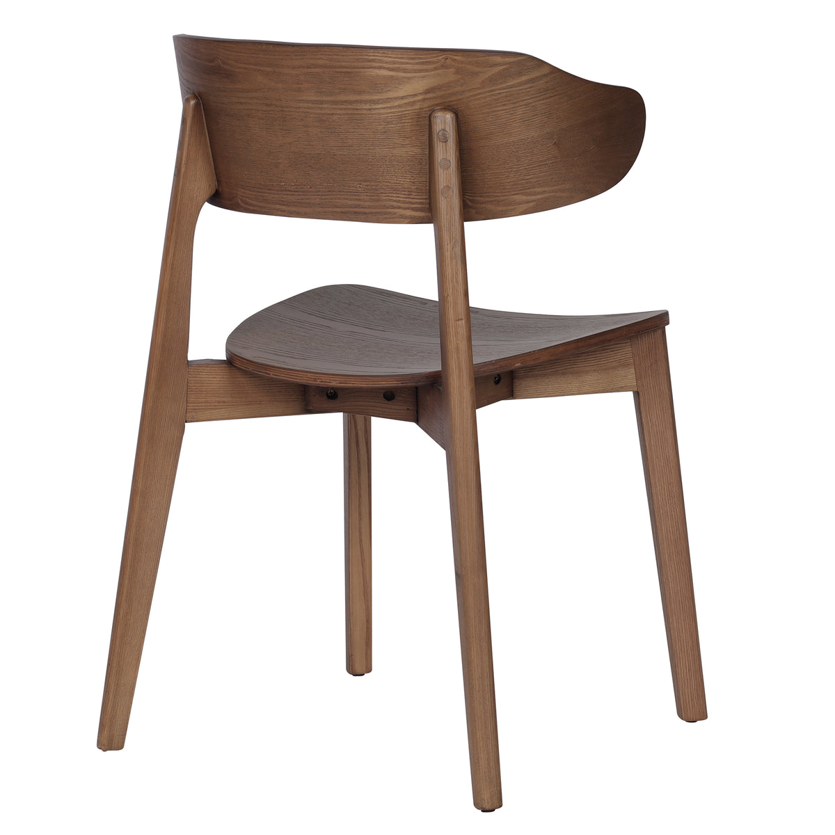 Martina and Khari 5pc Dining Set - Walnut Table and Walnut Chairs