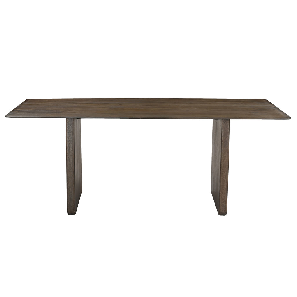 Bazul and Nicco 7pc Dining Set - Mocha Table and Mocha Chairs