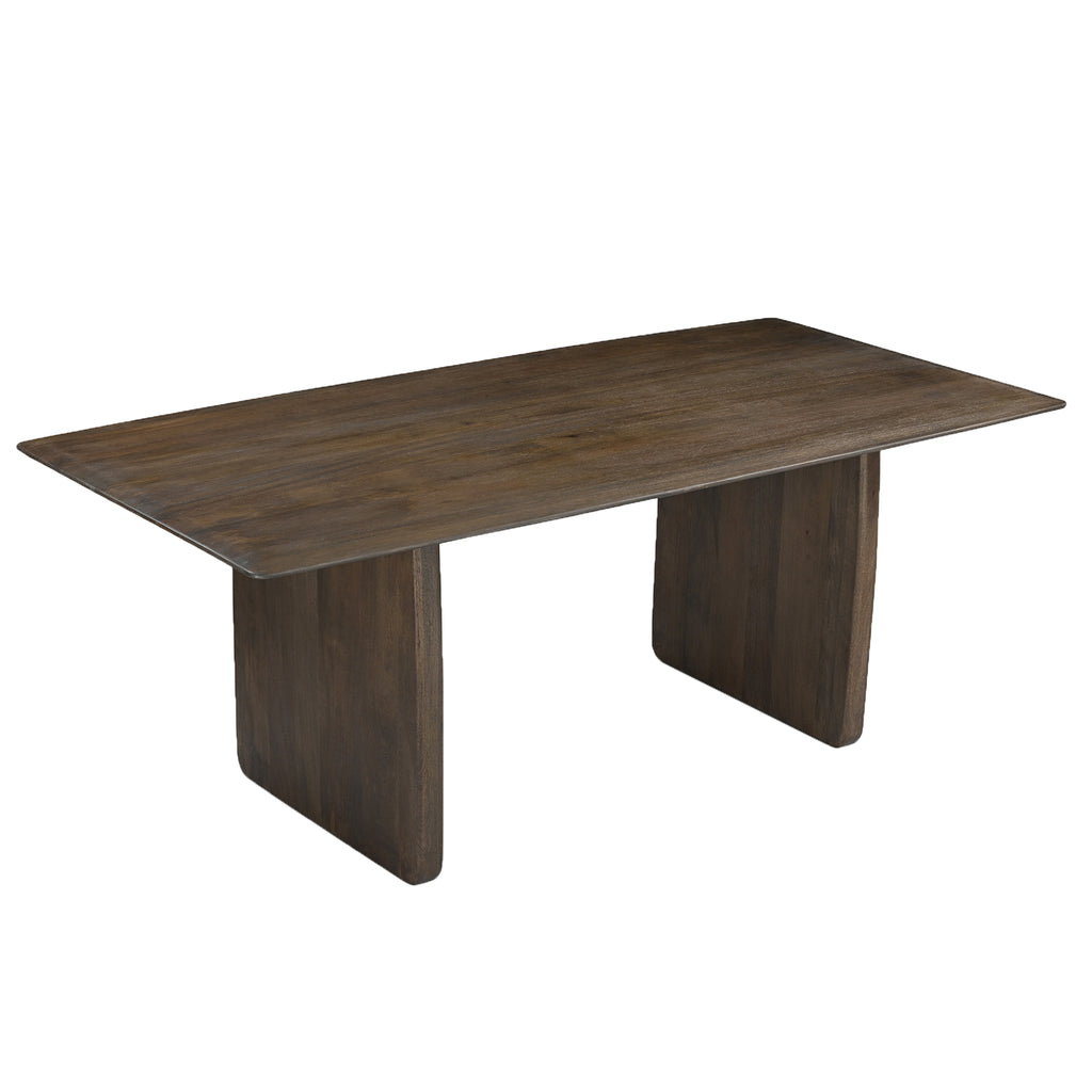 Bazul and Nicco 7pc Dining Set - Mocha Table and Mocha Chairs