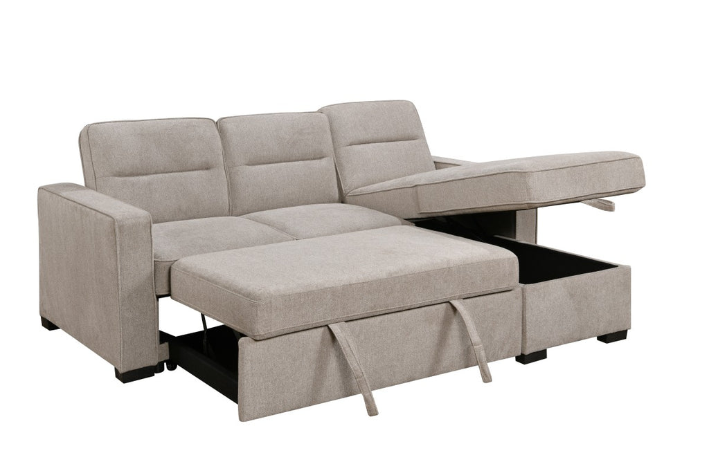 Sectional Sleeper (Taupe)