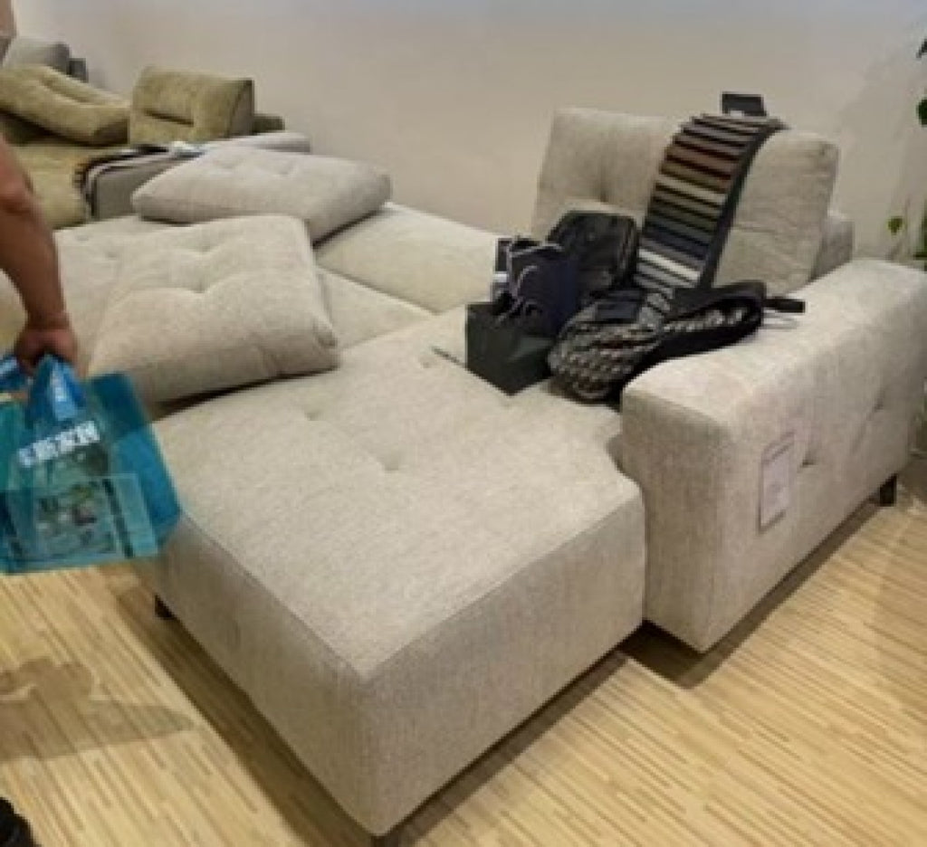 RHF Sectional Sleeper (Beige) - 665662