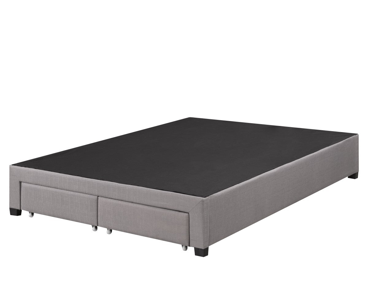 Bradley King Bed Base (Grey)
