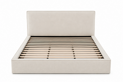 Queen Storage Bed (Beige)