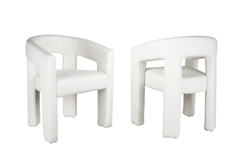 Bella Dining Chair (White) (Set of 2)