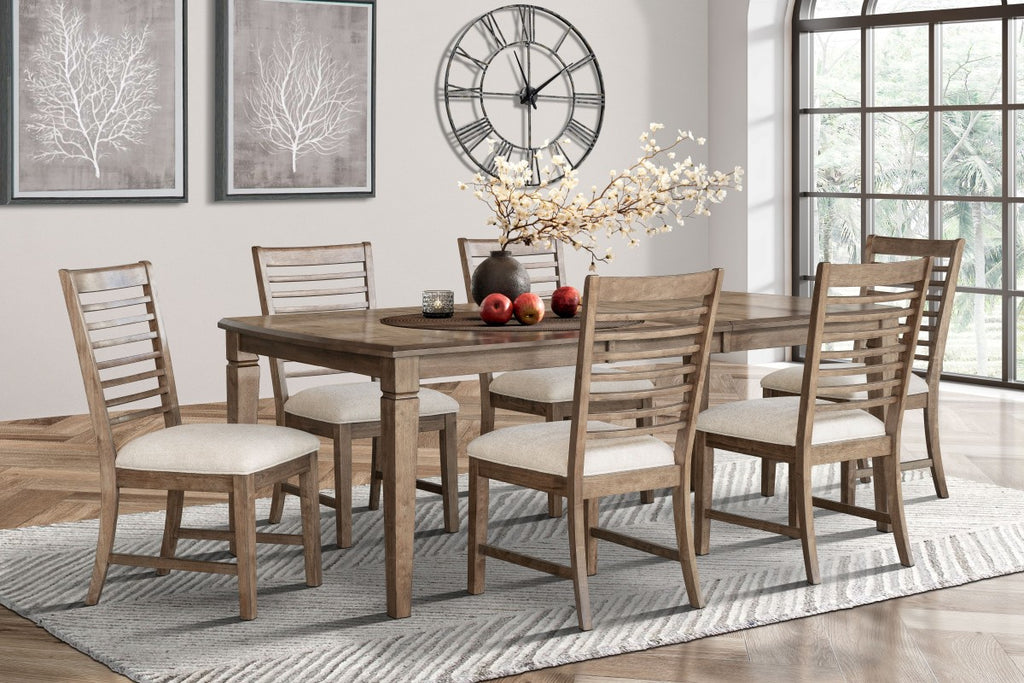 Cosette 7-Piece Dining Set (Walnut)