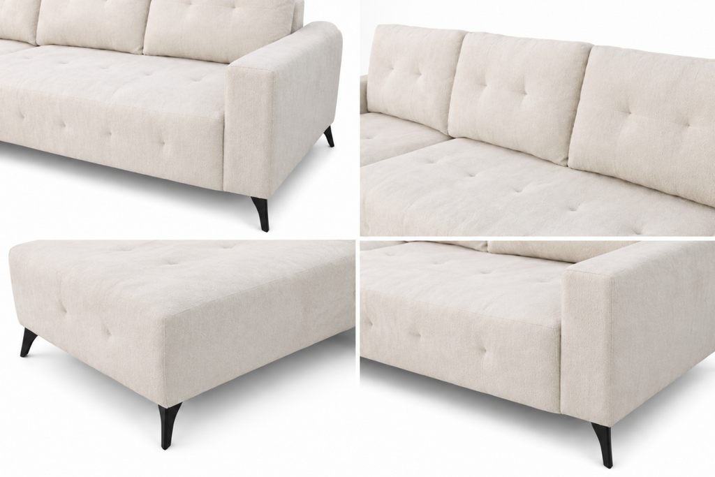 LHF Sectional Sleeper (Beige) - 665659