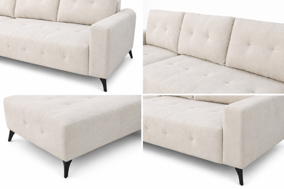 LHF Sectional Sleeper (Beige) - 665659