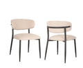Gianna Dining Chair (Beige) (Set of 2)