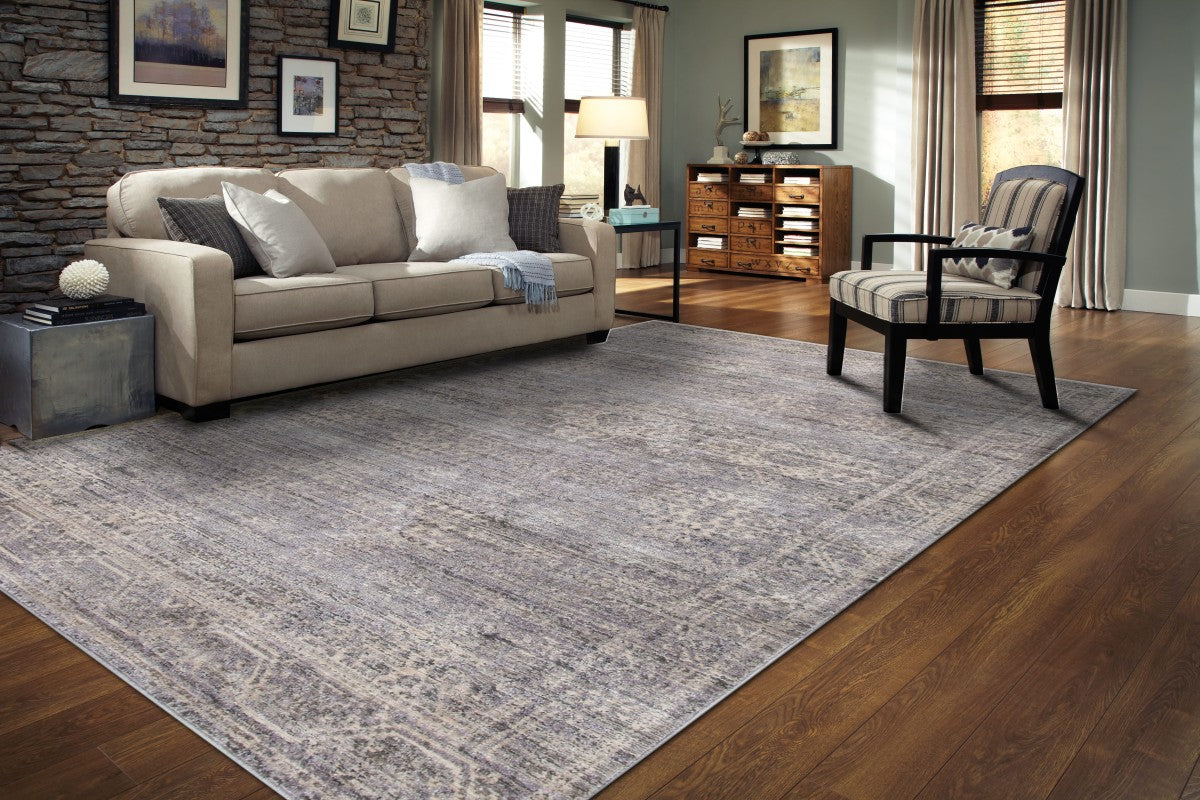 8 x 11 Area Rug (Grey/Ivory/Beige)
