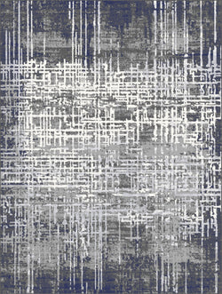 5 x 8 Area Rug (Cream/Grey/Blue)