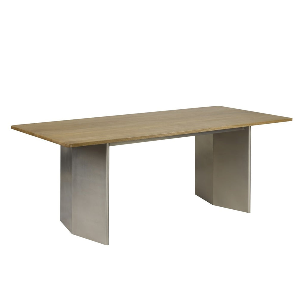 Dining Table (Oak/Matte Chrome)