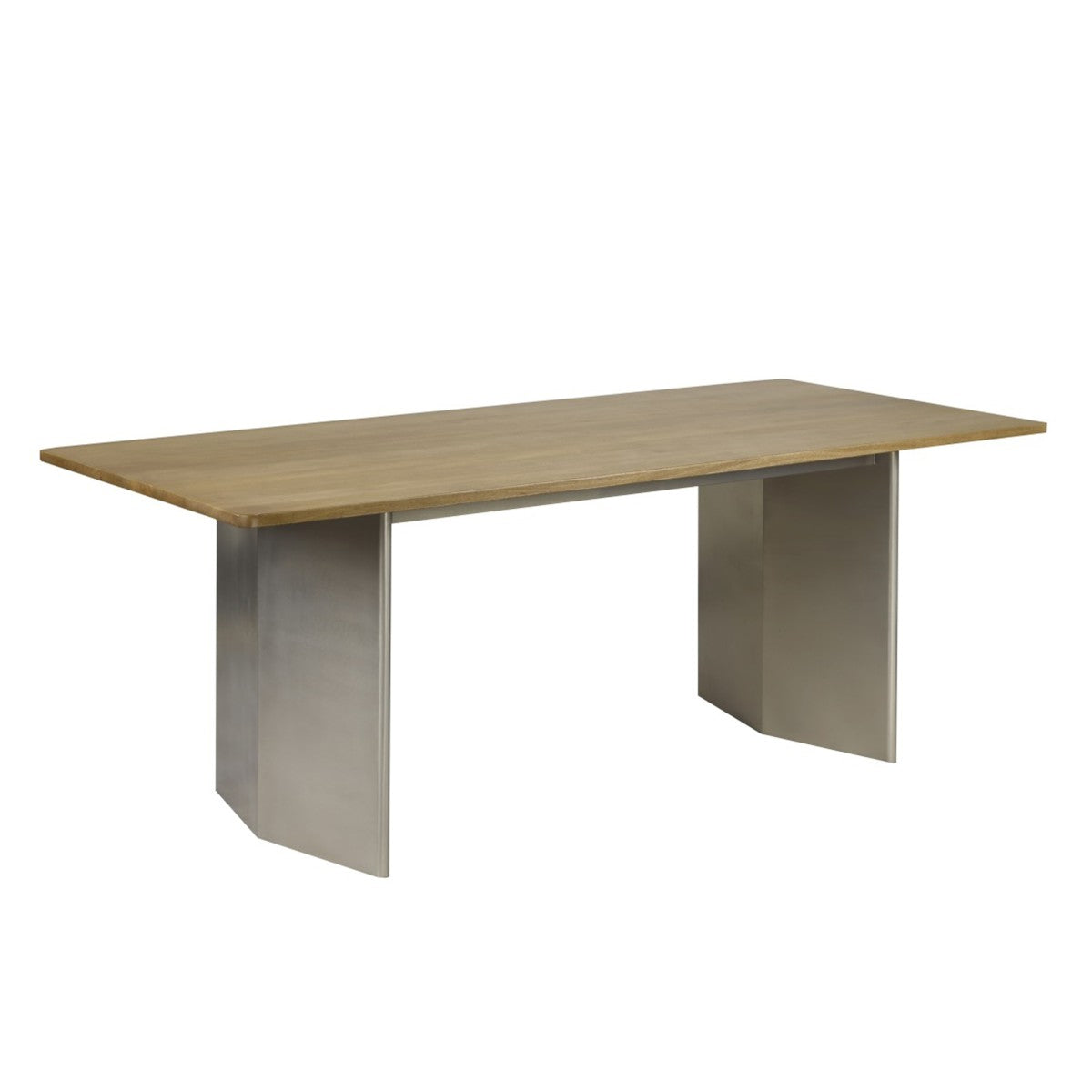 Dining Table (Oak/Matte Chrome)