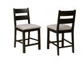 Counter Stool (Black/Darkoak) (Set of 2)