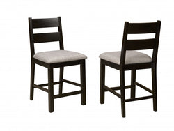 Counter Stool (Black/Darkoak) (Set of 2)