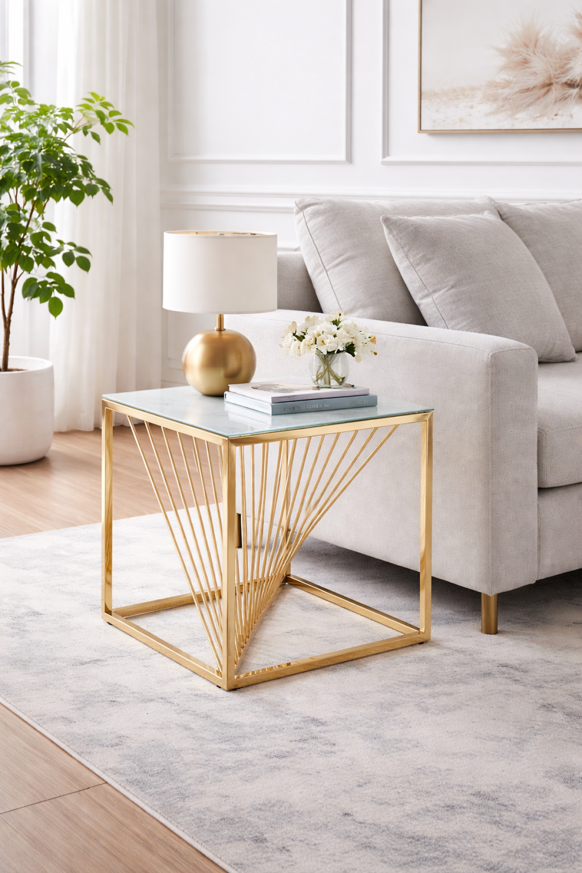 Side Table (Gold)
