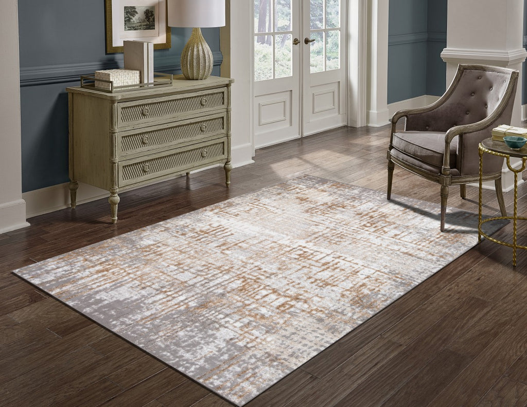 8 x 11 Area Rug (Grey/Cream/Beige) - 71915