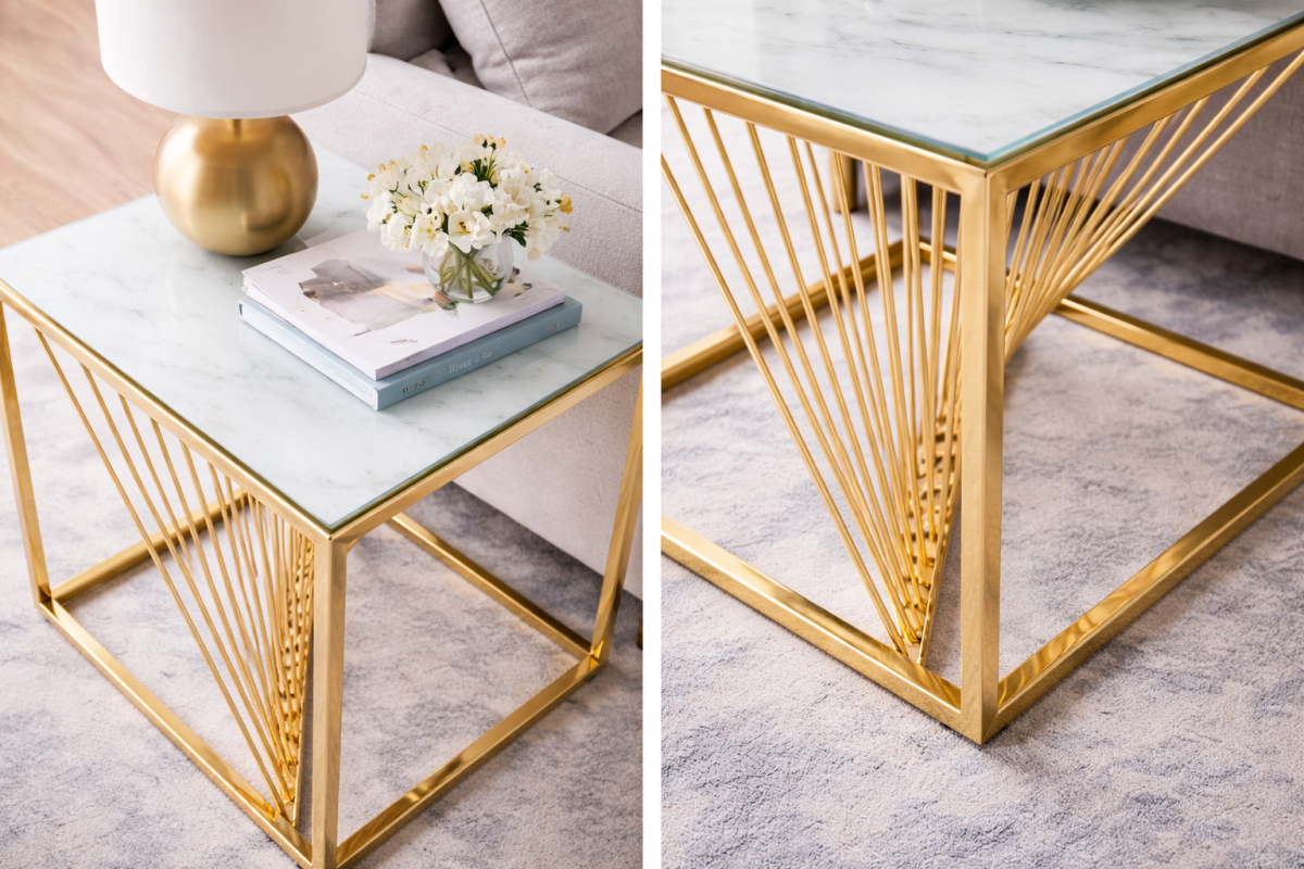 Side Table (Gold)
